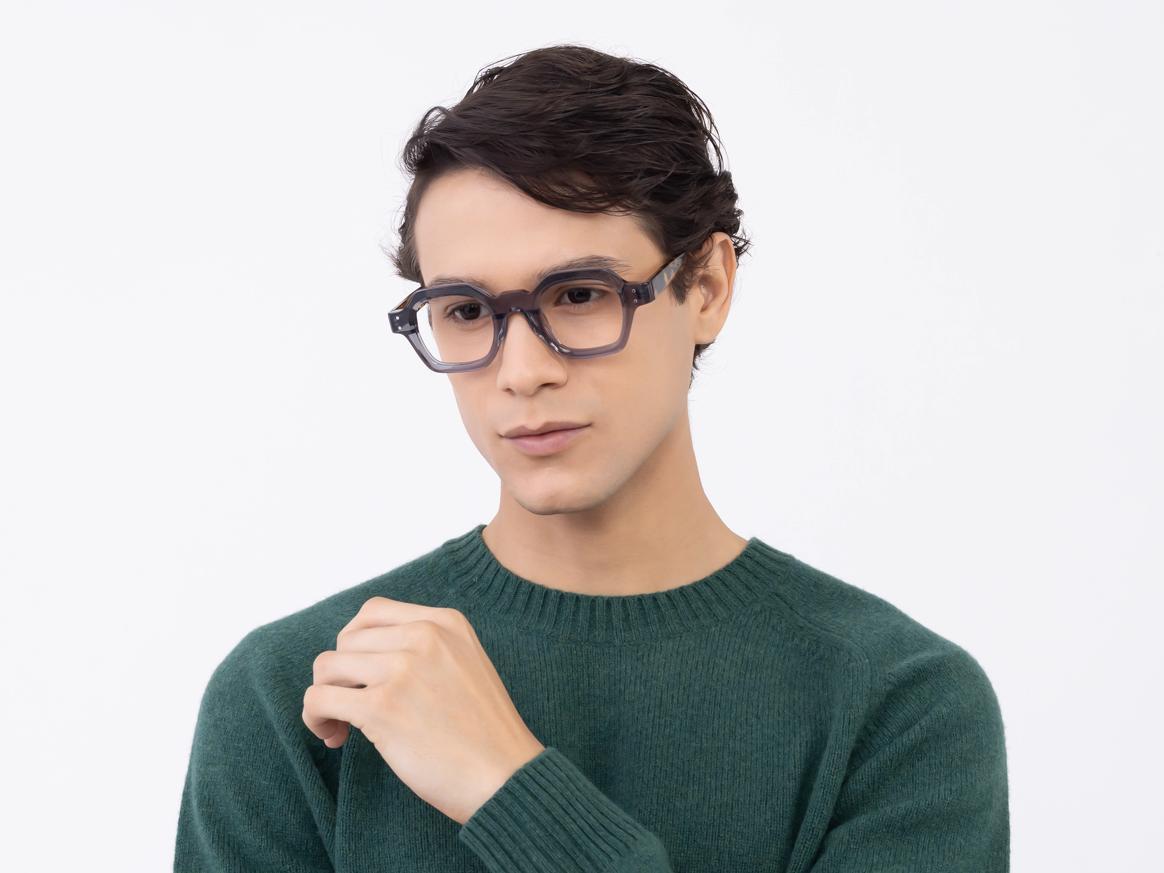 Grey Tortoise Glasses