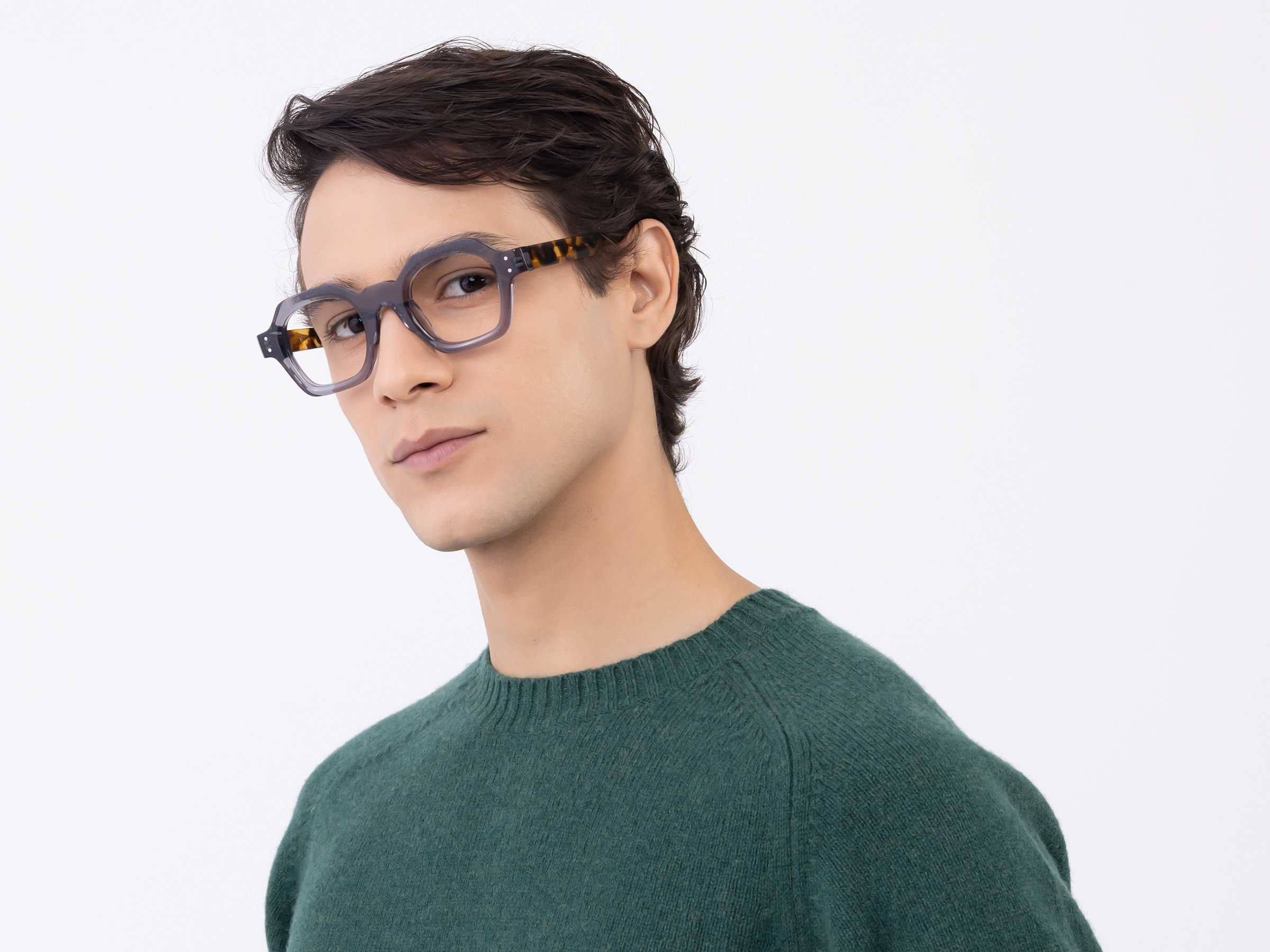 Grey Tortoise Glasses