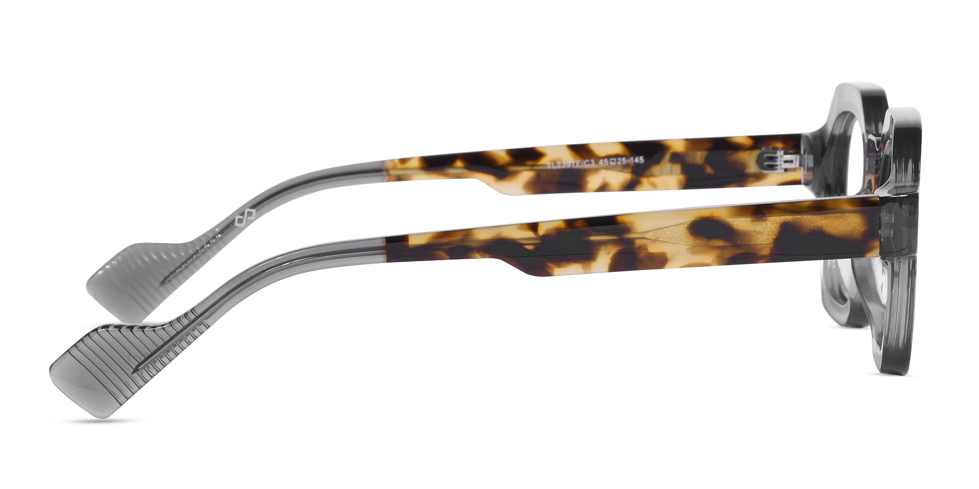 Grey Tortoise Glasses-4