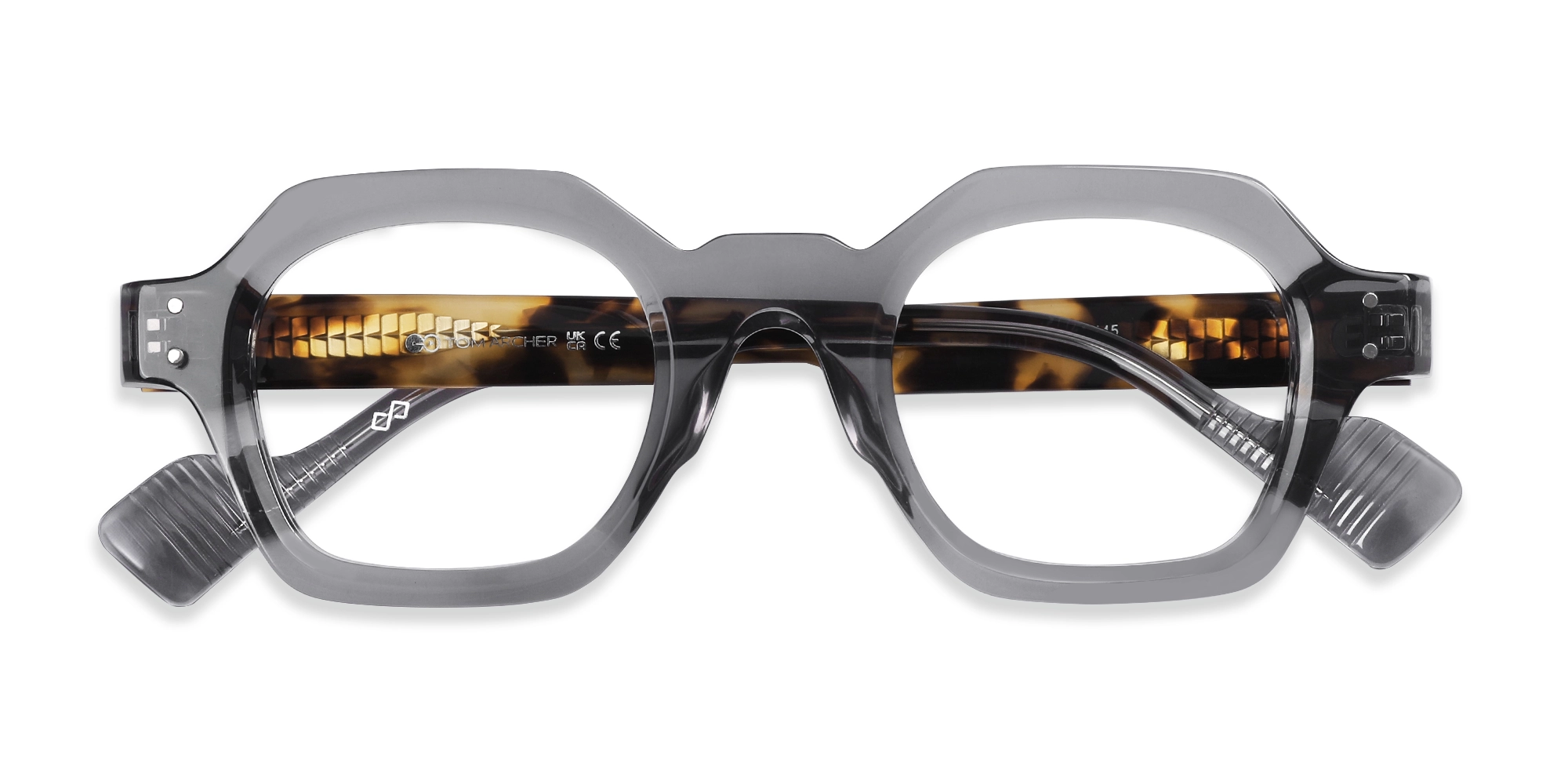 Grey Tortoise Glasses-6