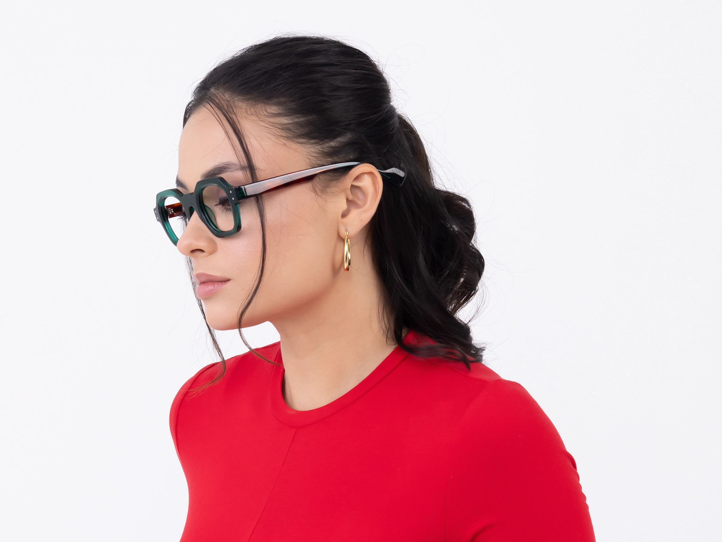 Emerald Green Glasses