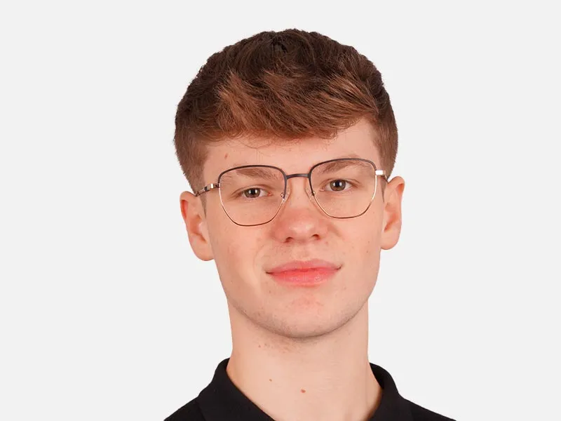 Metal Frame Two Tone Glasses02