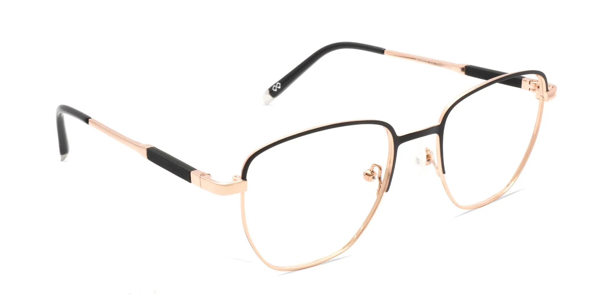 Metal Frame Two Tone Glasses02