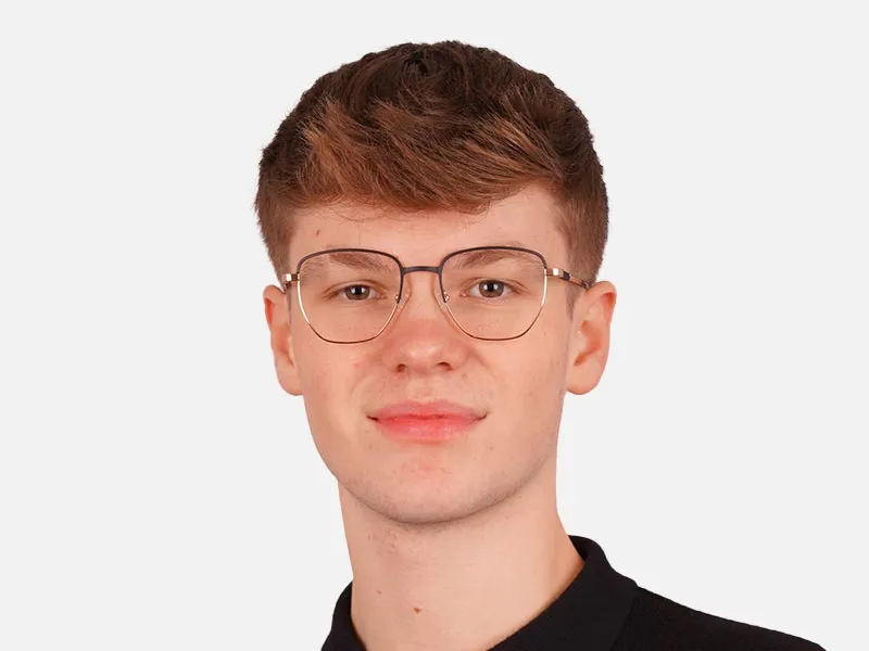 Metal Frame Two Tone Glasses02