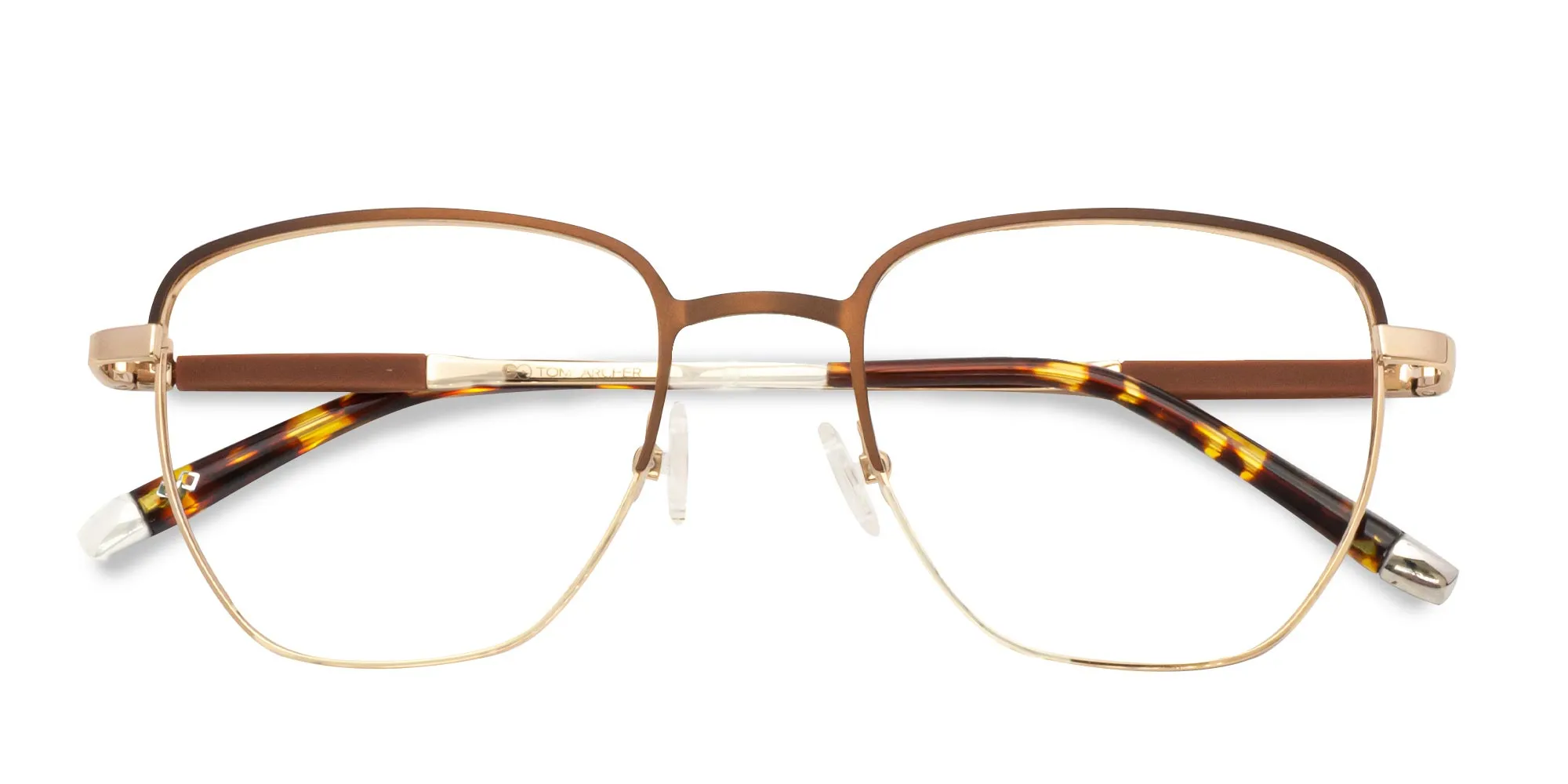 Gold Metal Frame Glasses-2
