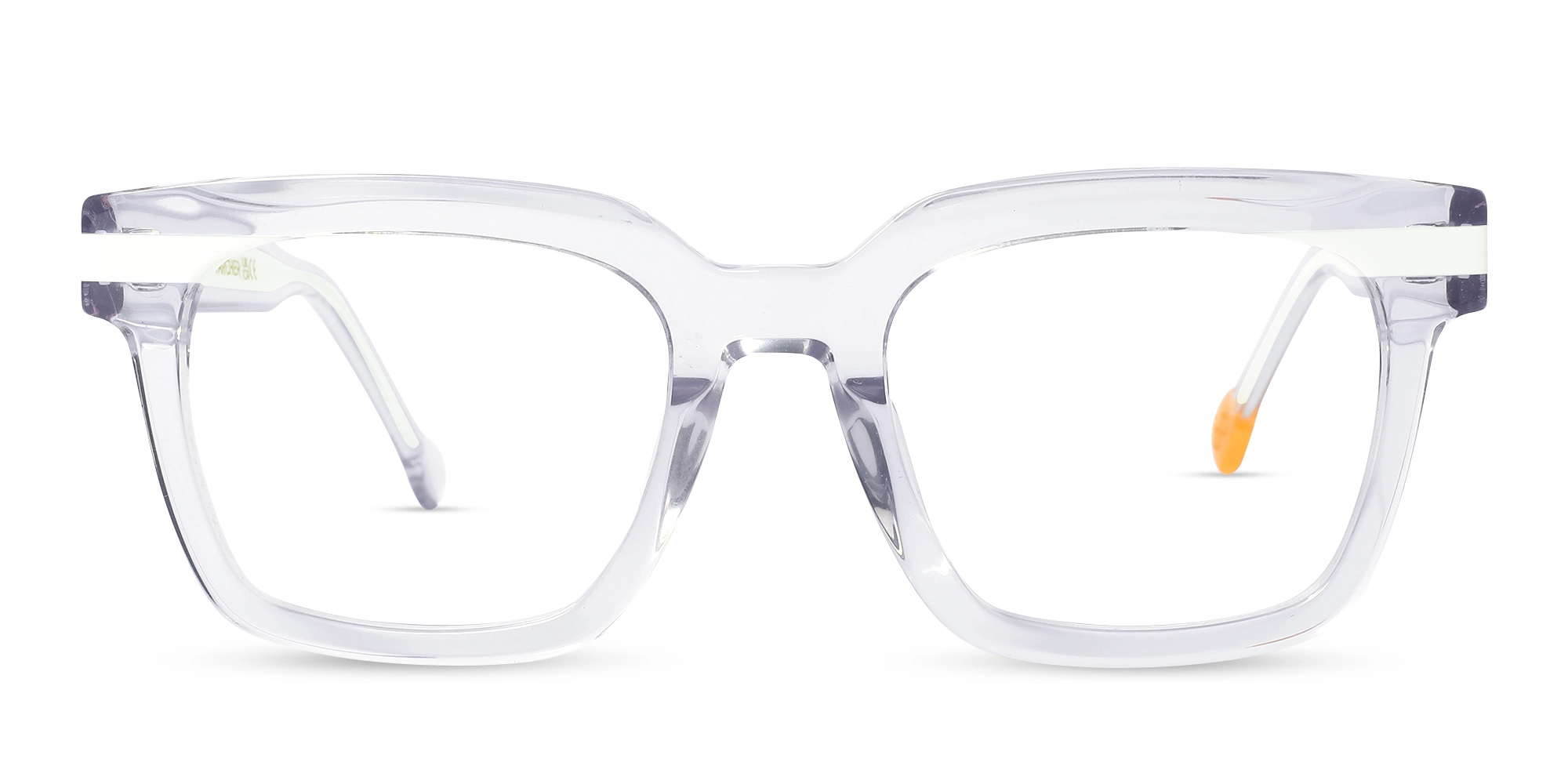 Clear White Glasses 1