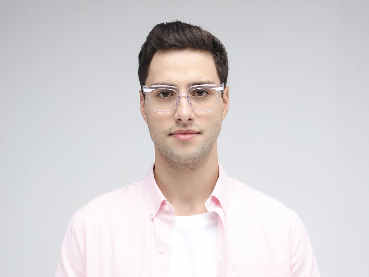 Clear White Glasses 41