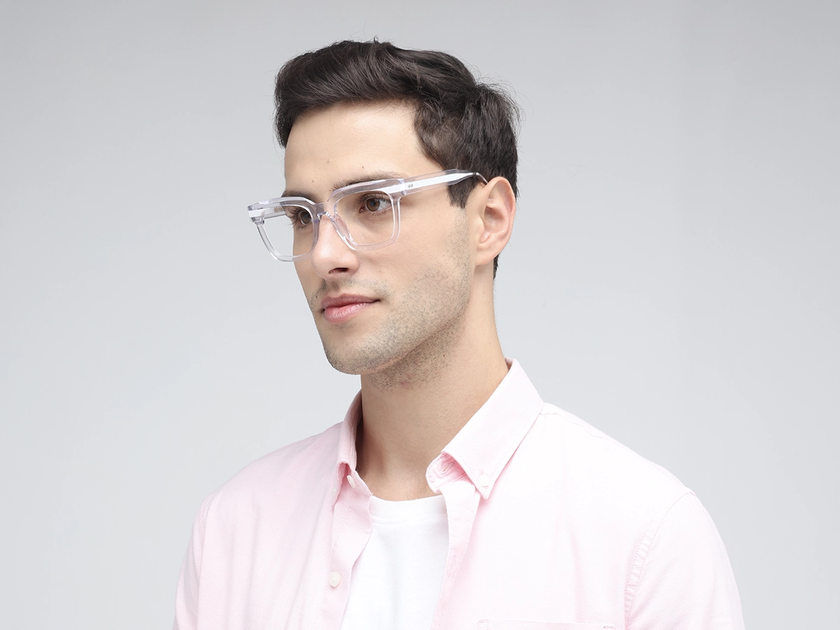 Clear White Glasses 42