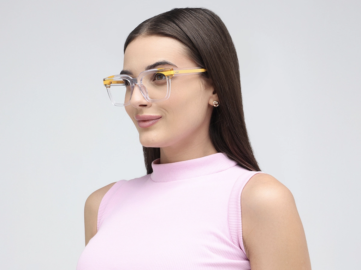 Clear Yellow Glasses 52
