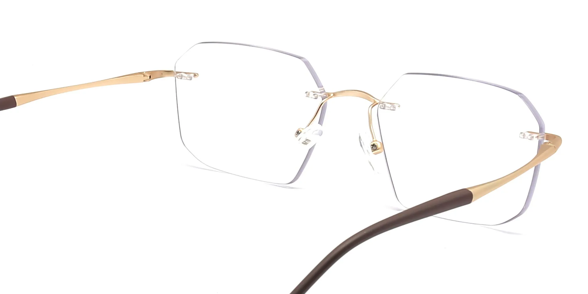 gold rimless glasses-2
