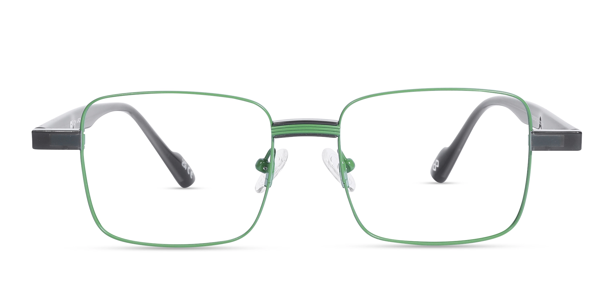 Fern Green Square Eyeglasses For Men & Women-1