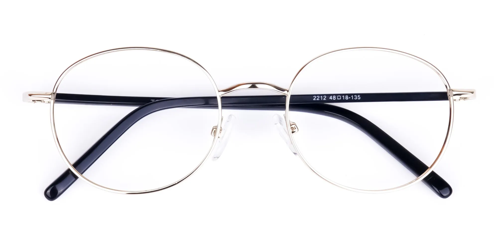 titanium round glasses-2