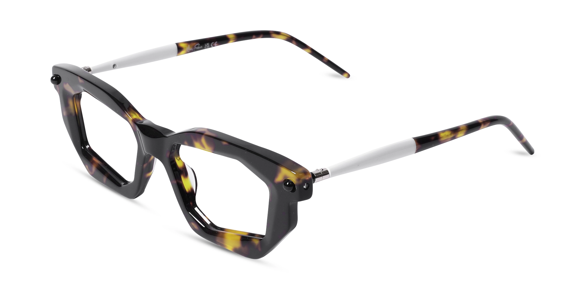 Havana Tortoise Rectangle Cat Eye Eyeglasses 3