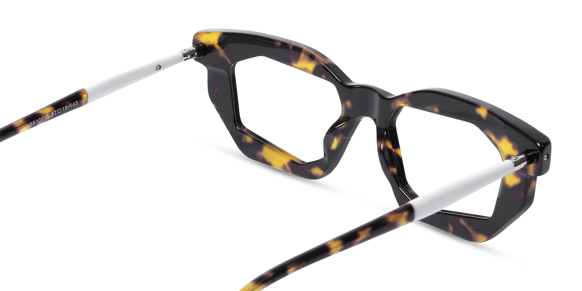 Havana Tortoise Rectangle Cat Eye Eyeglasses 5