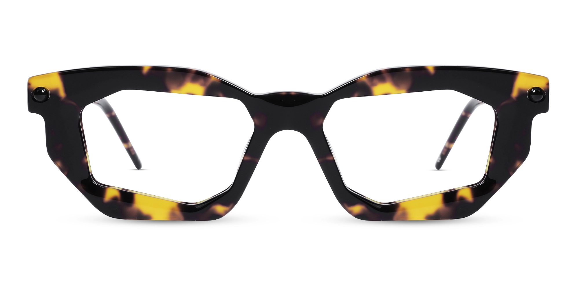 Havana Tortoise Rectangle Cat Eye Eyeglasses 1