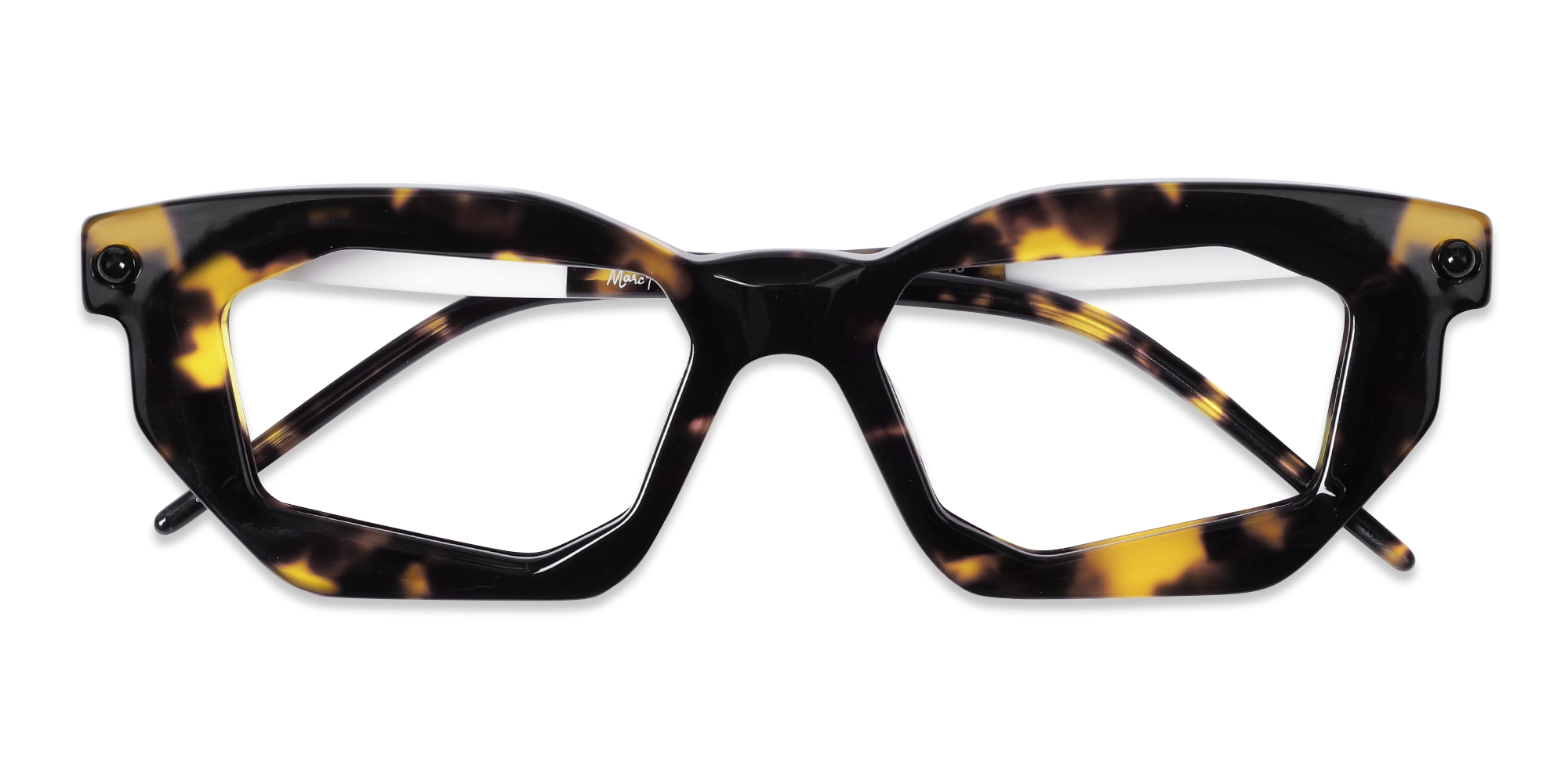 Havana Tortoise Rectangle Cat Eye Eyeglasses 6