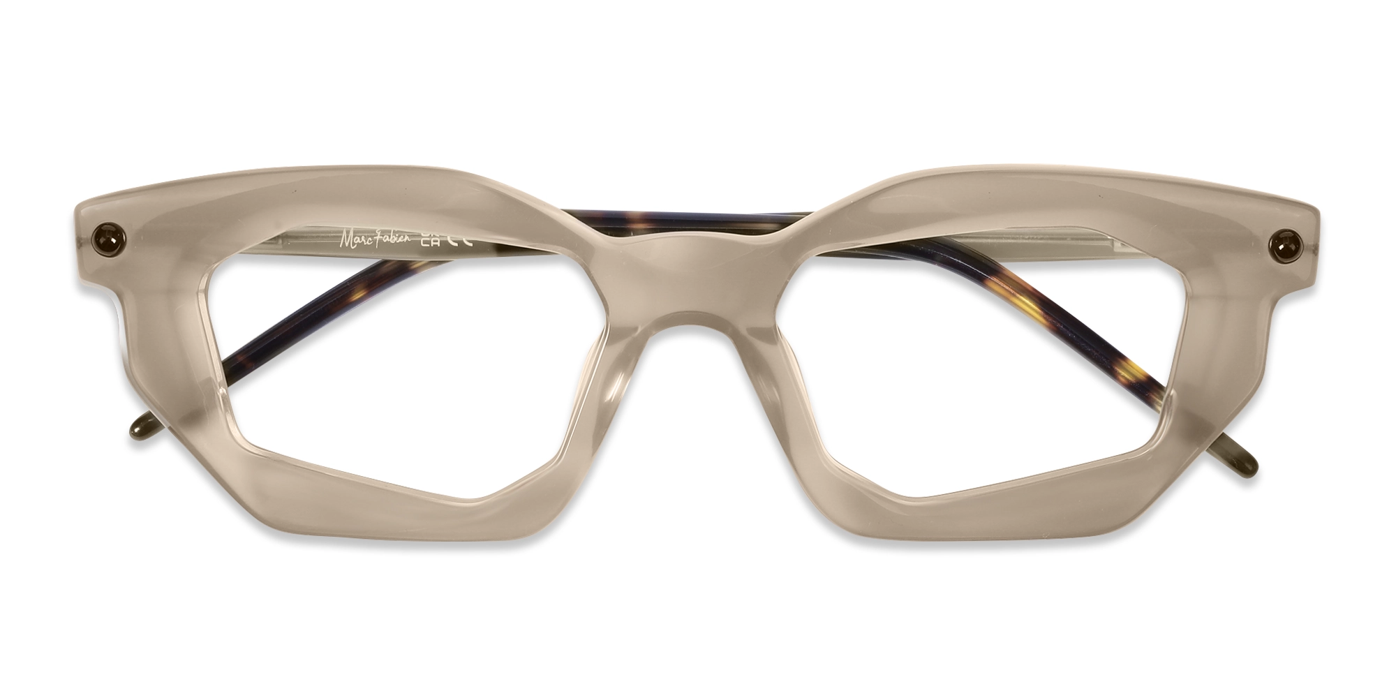 Crystal Rectangle Cat Eye Frame Eyeglasses 6