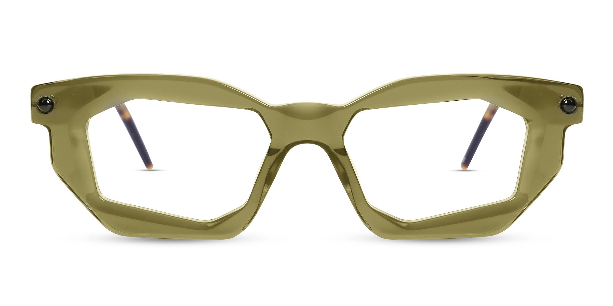 Crystal Olive Green Spectacle Frames 1 Crystal Olive Green Spectacle Frames 1