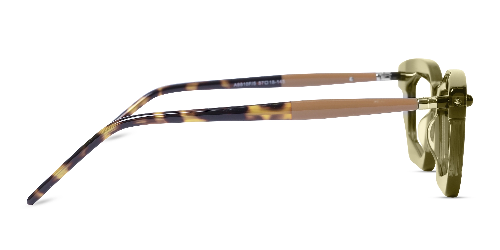 Crystal Olive Green Spectacle Frames 4