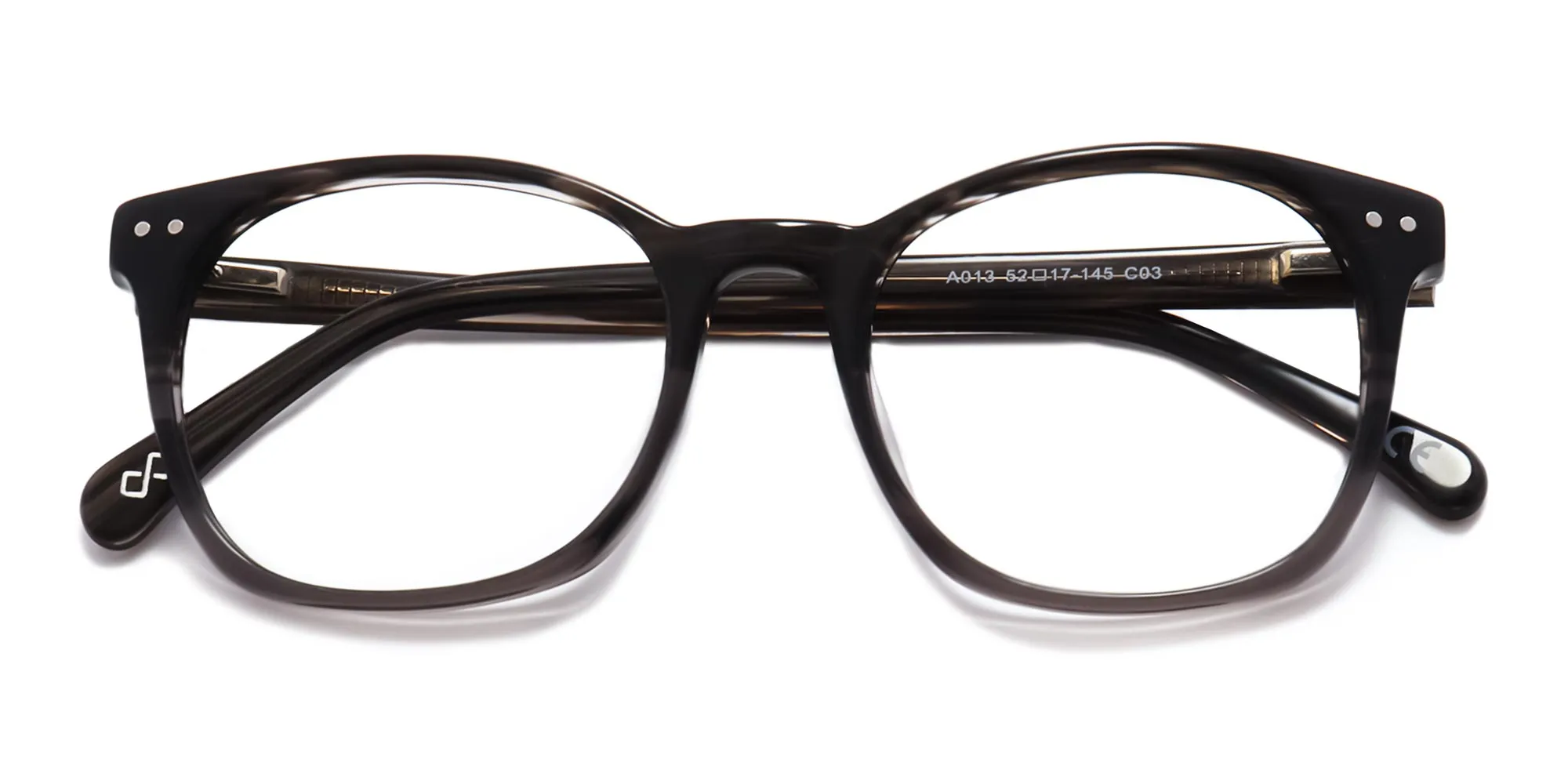 Dual tone round full rim glasses-2