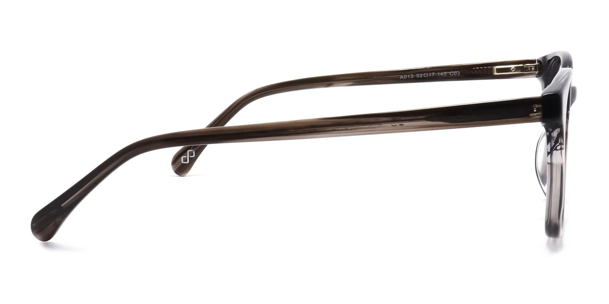 Dual tone round full rim glasses-2