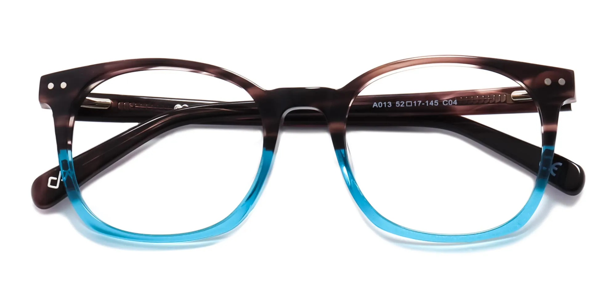 Brown Dual Tone round glasses-2