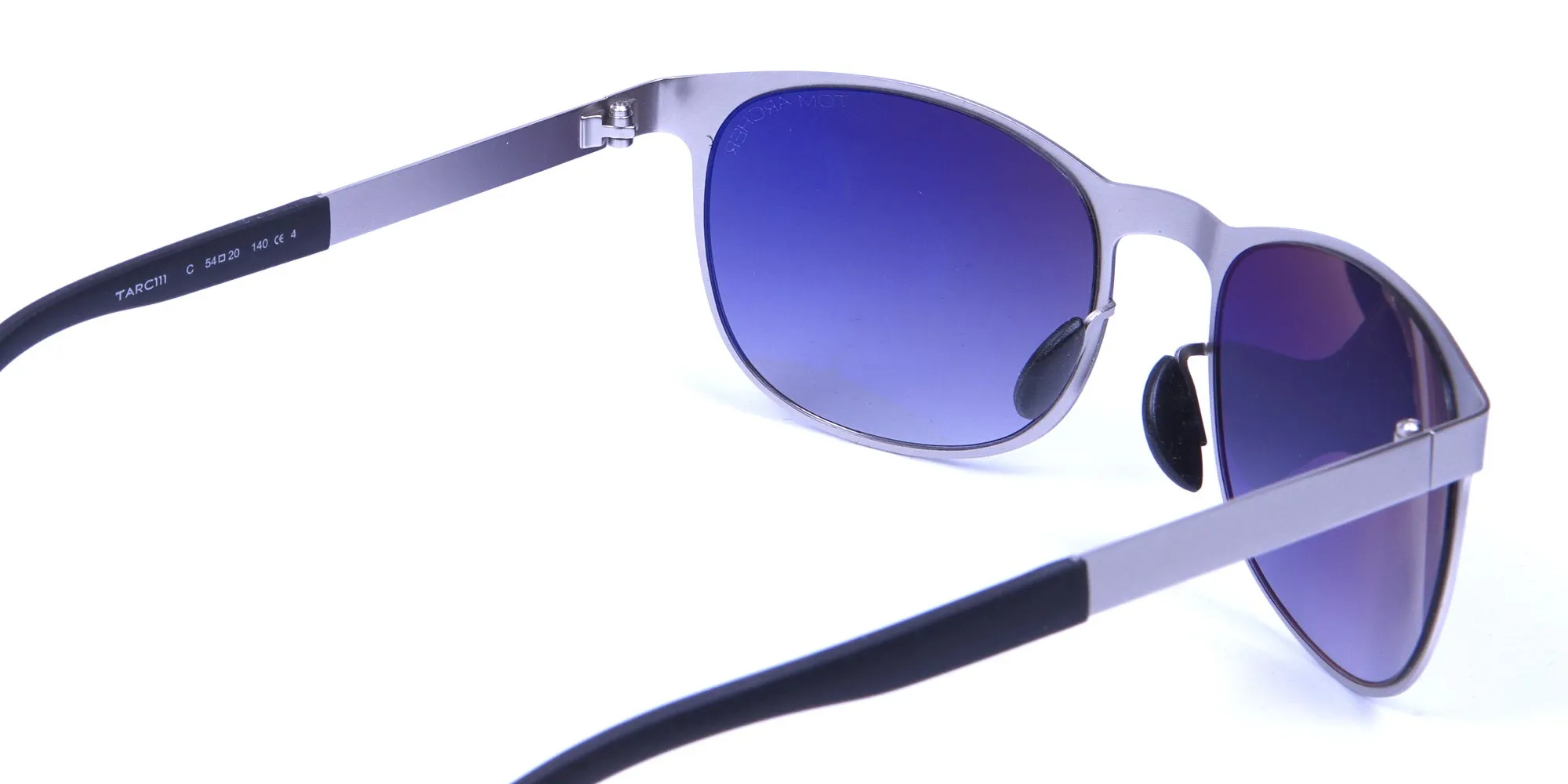 Silver Framed Sunglasses -1
