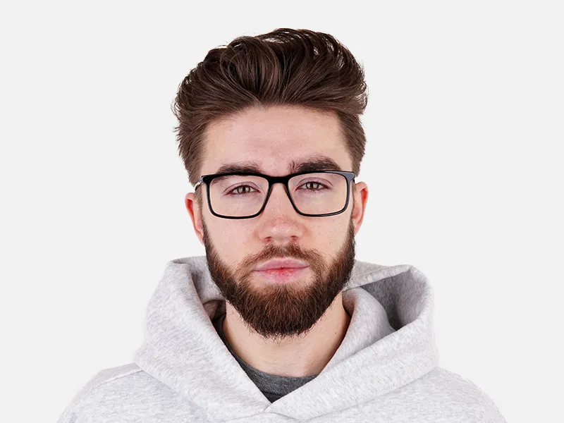 designer black full rim rectangular glasses frames-2