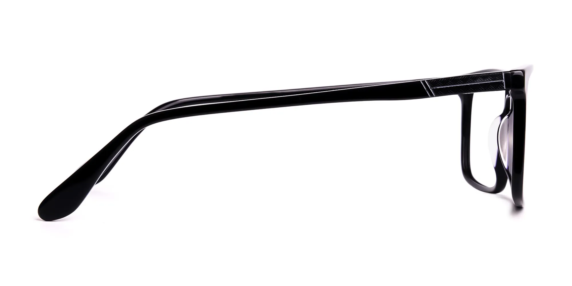 designer black full rim rectangular glasses frames-2