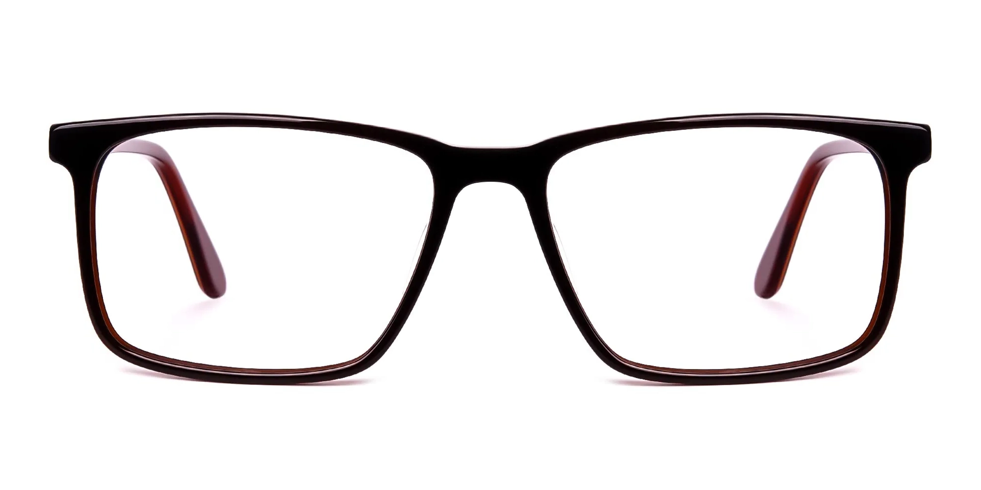 designer dark brown full rim rectangular glasses frames-2