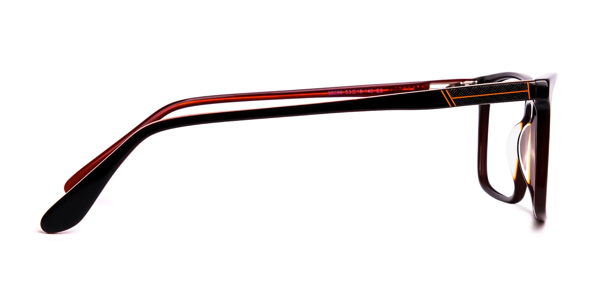 designer dark brown full rim rectangular glasses frames-2