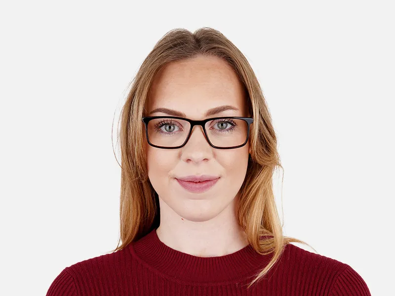 designer dark brown full rim rectangular glasses frames-2