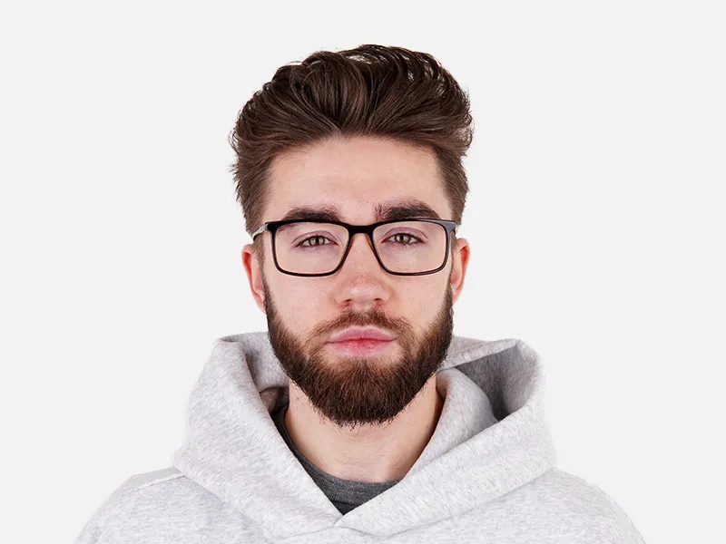 designer dark brown full rim rectangular glasses frames-2