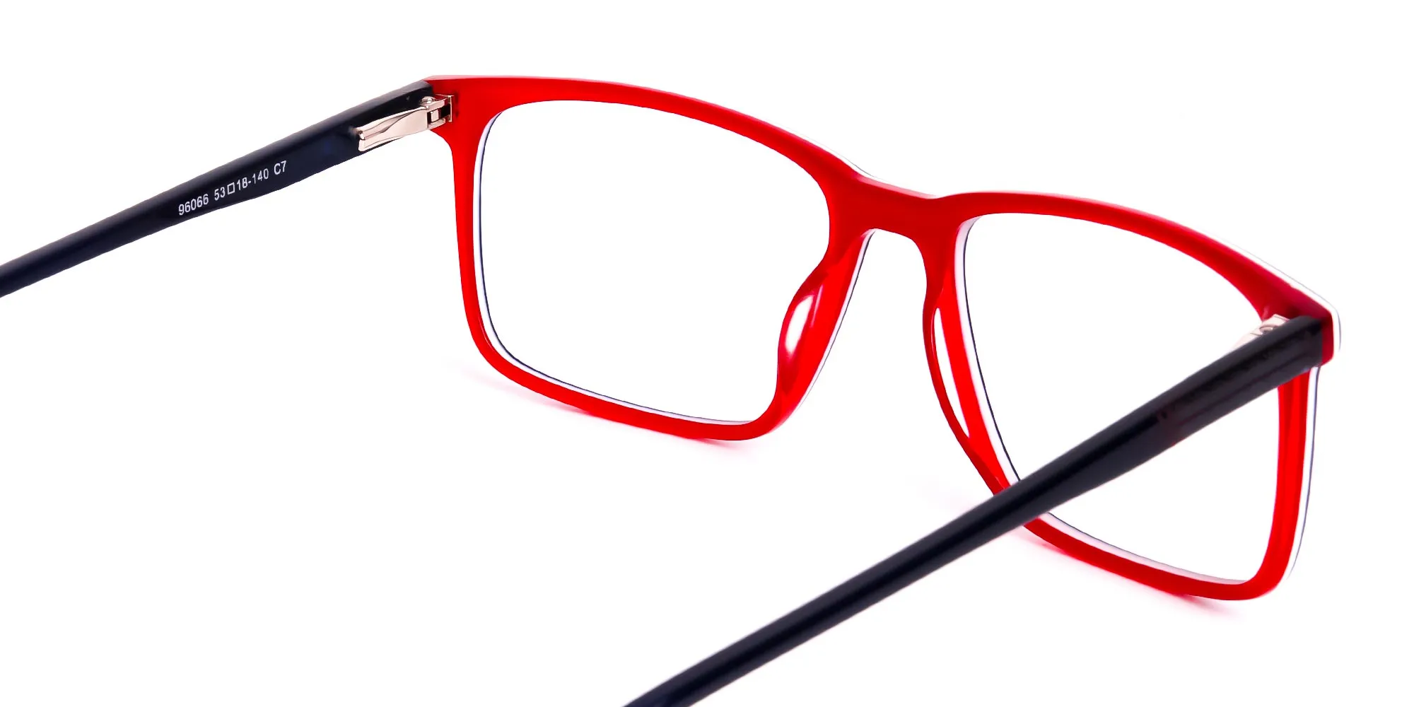 blue and red full rim rectangular glasses frames-2