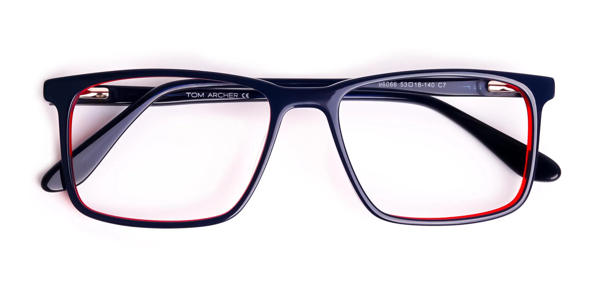 blue and red full rim rectangular glasses frames-2