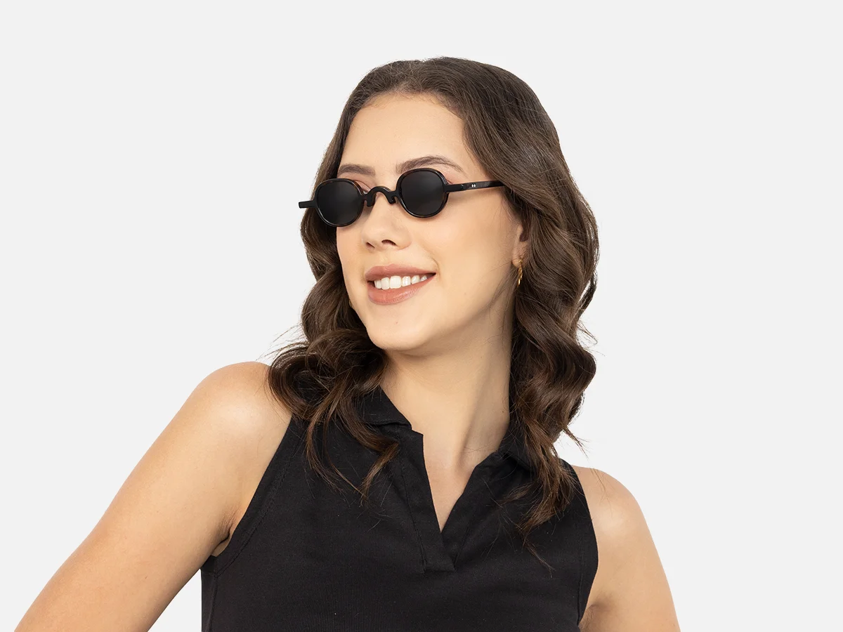 Tiny Round Sunglasses-52