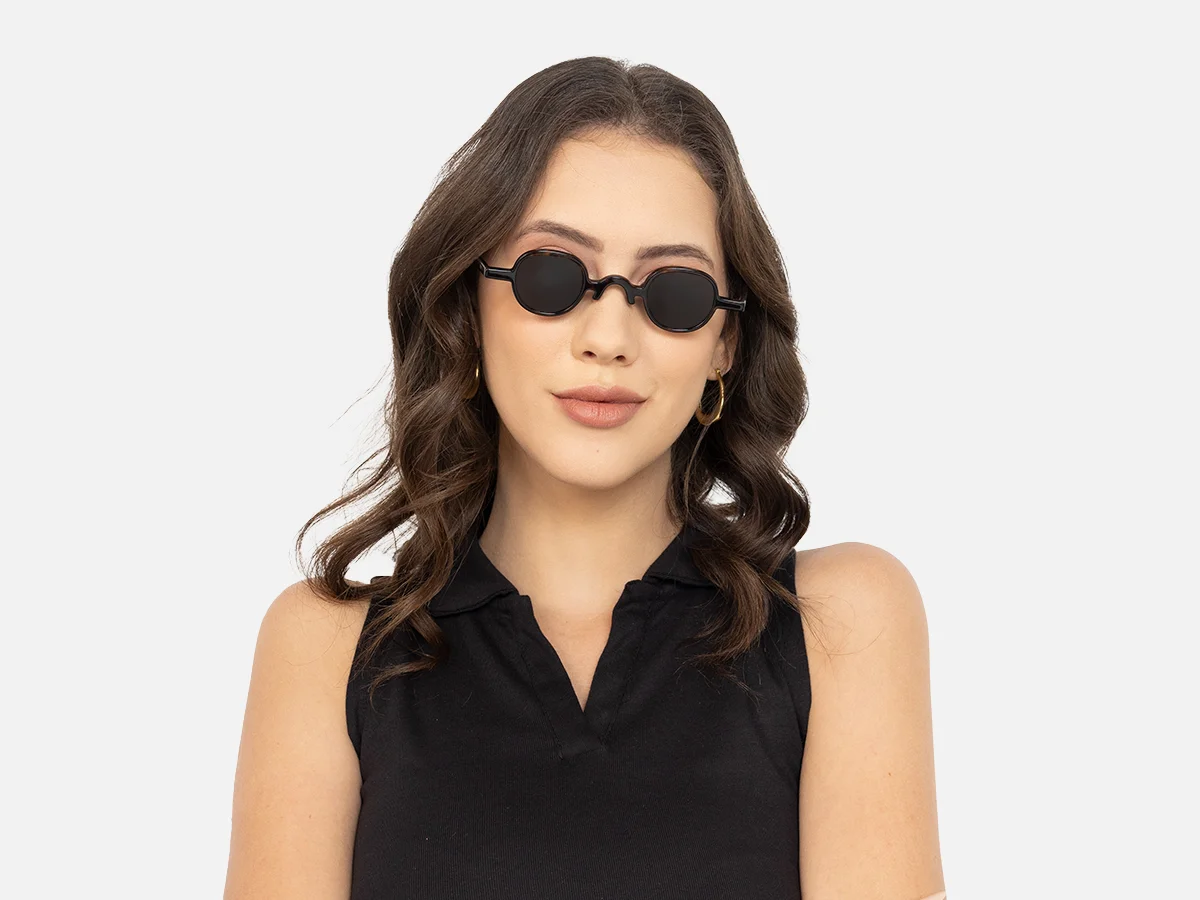 Tiny Round Sunglasses-51