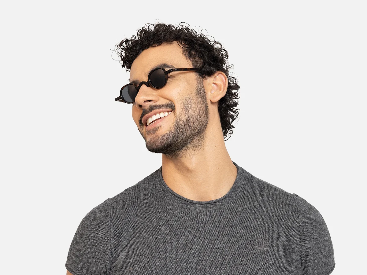 Tiny Round Sunglasses-42