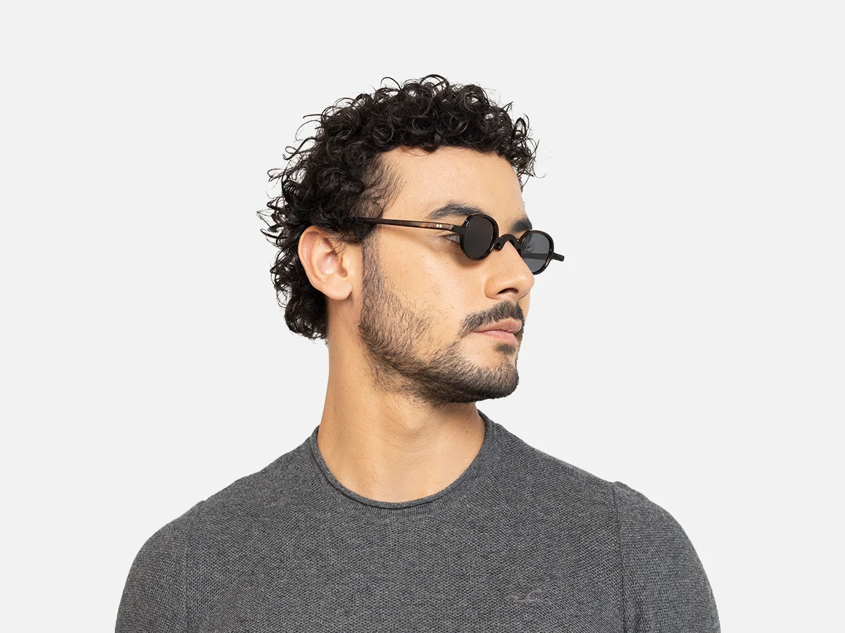 Tiny Round Sunglasses-43