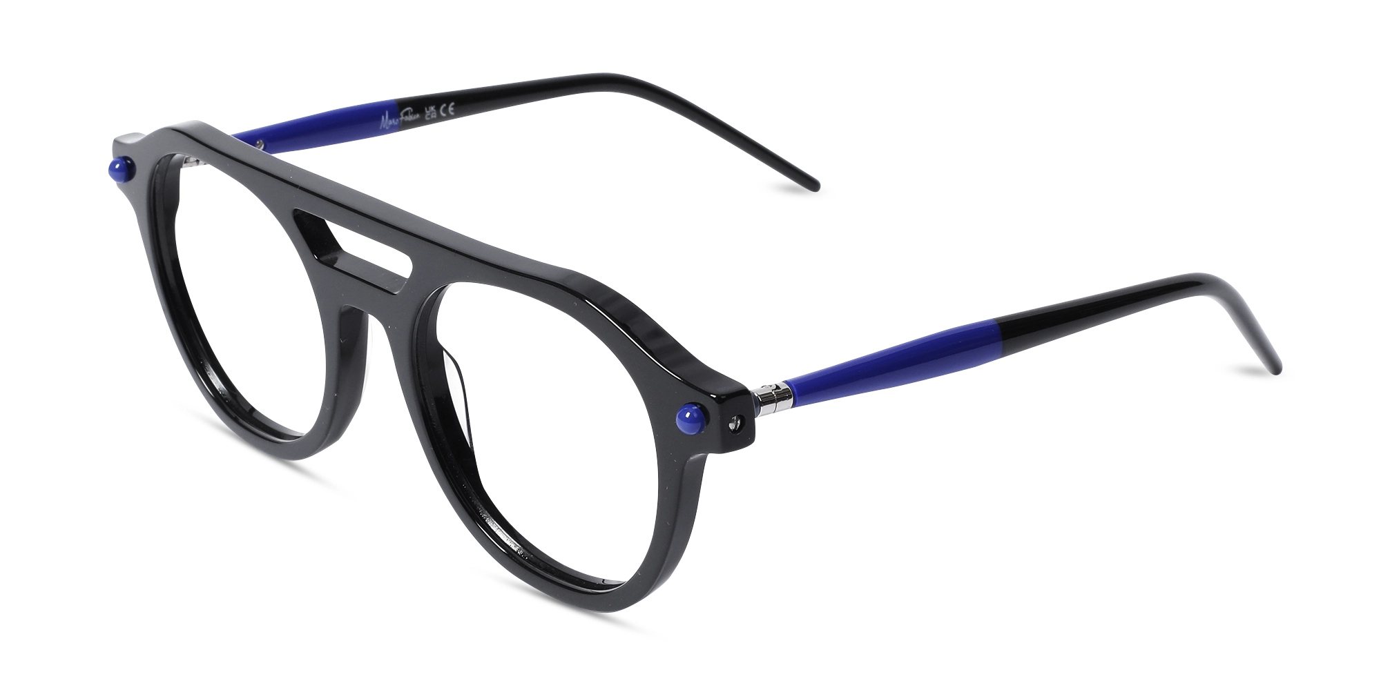 Black Pilot Round Glasses 3 Black Pilot Round Glasses 3