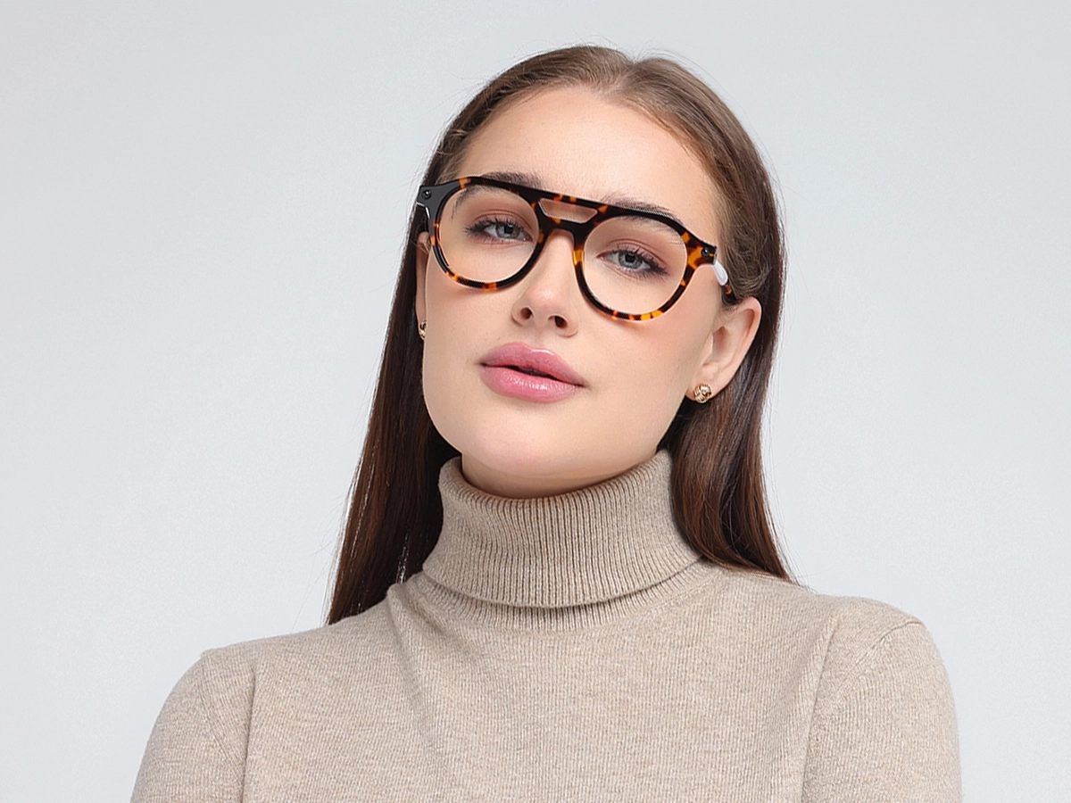 Round Tortoise Shell Reading Glasses 51