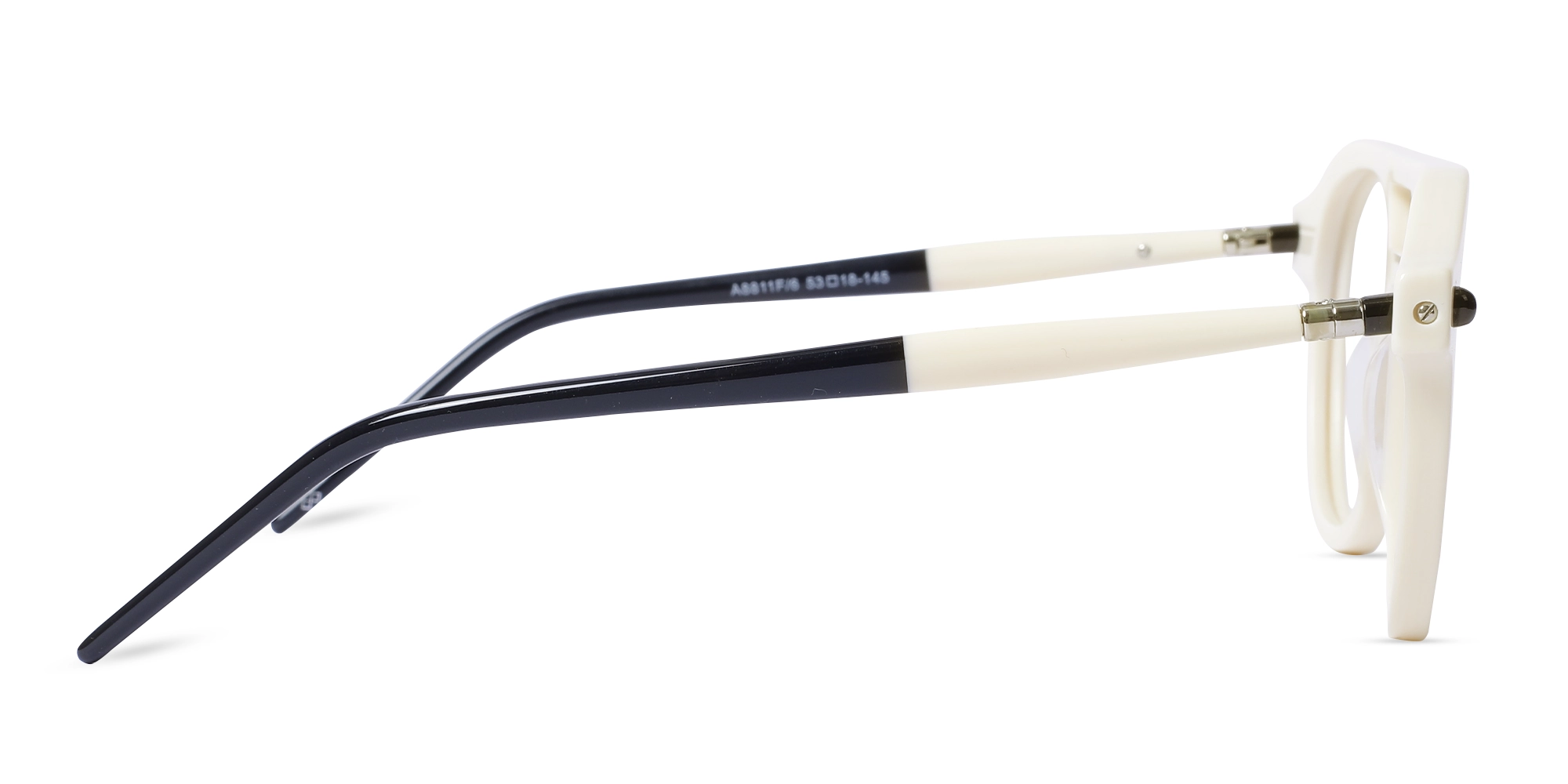 White Circle Glasses 4