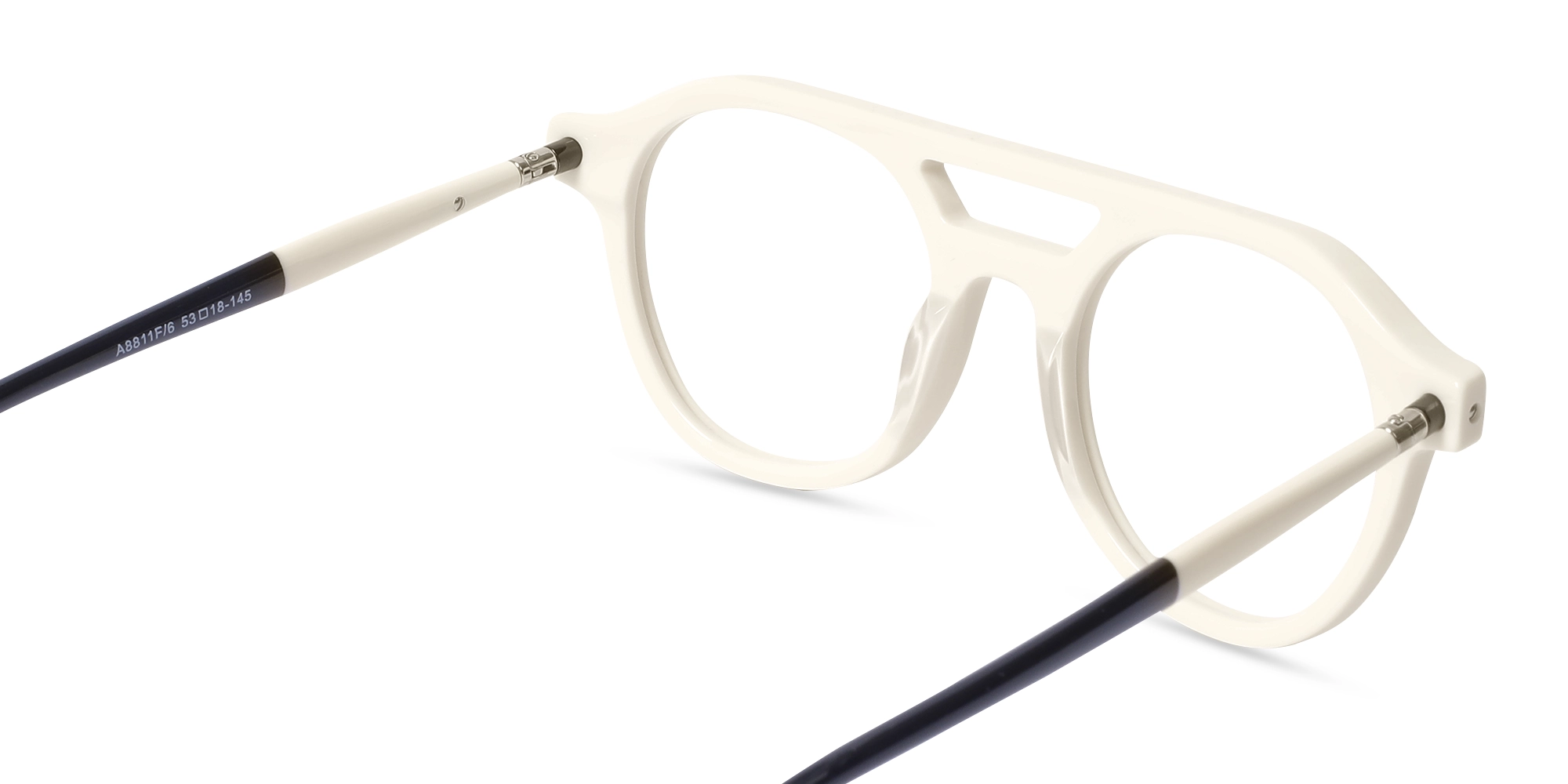 White Circle Glasses 5