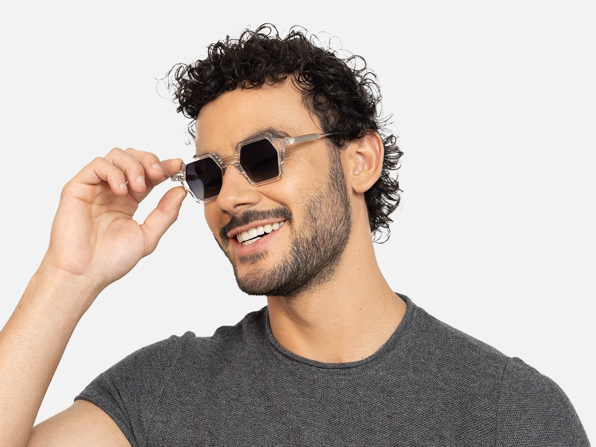 Clear Frame Sunglasses Polarized-44