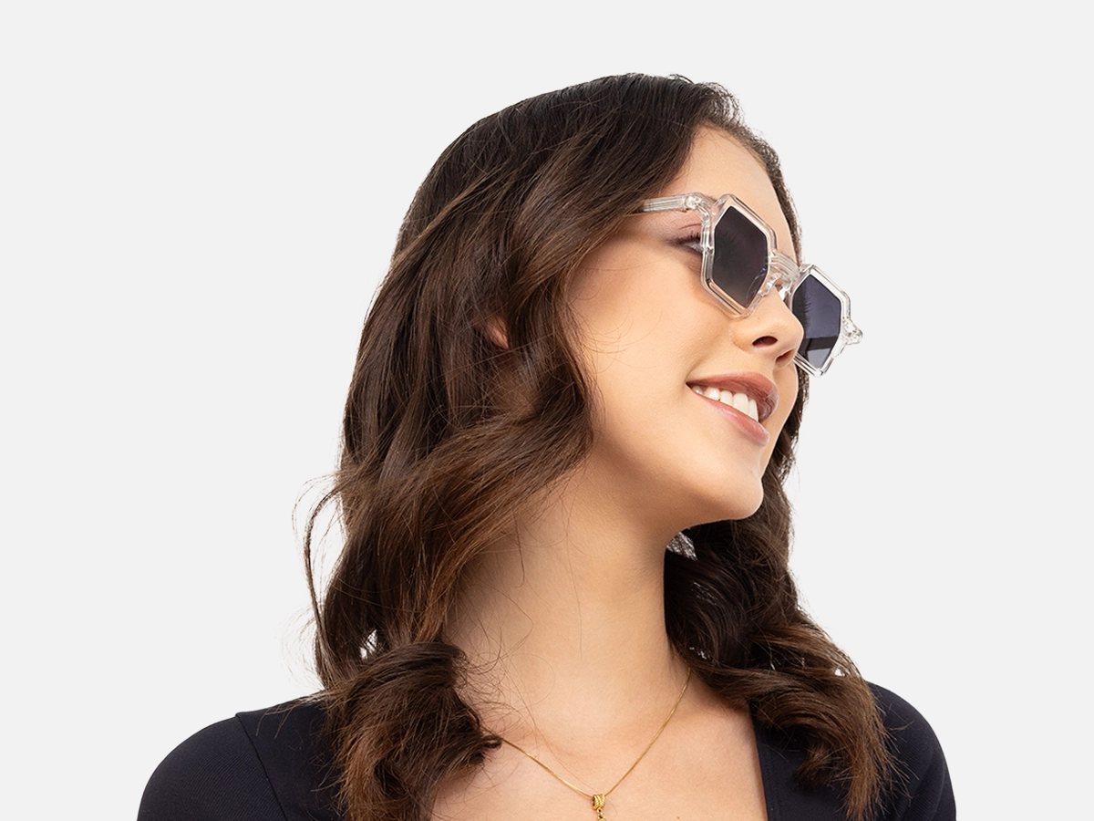 Clear Frame Sunglasses Polarized-53