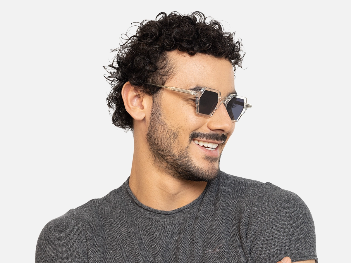 Clear Frame Sunglasses Polarized-43