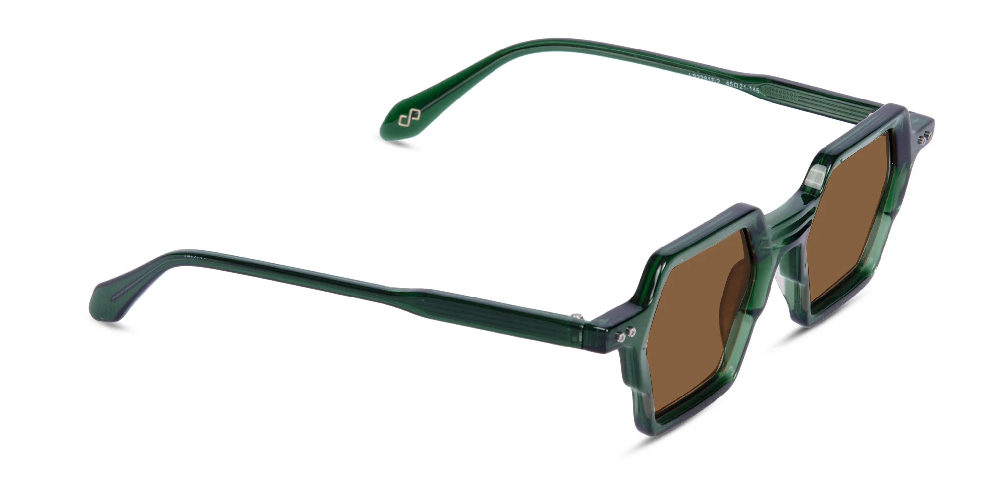 Green Frame Sunglasses-2