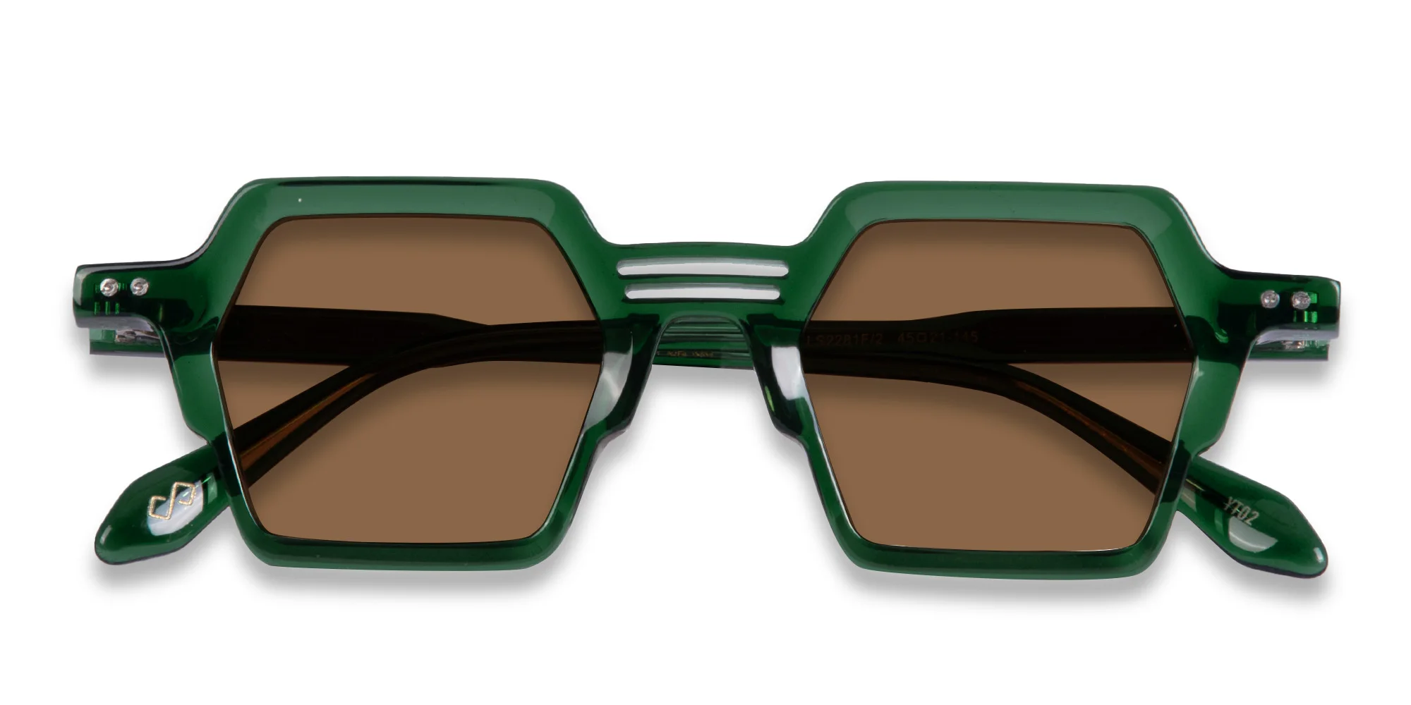 Green Frame Sunglasses-6