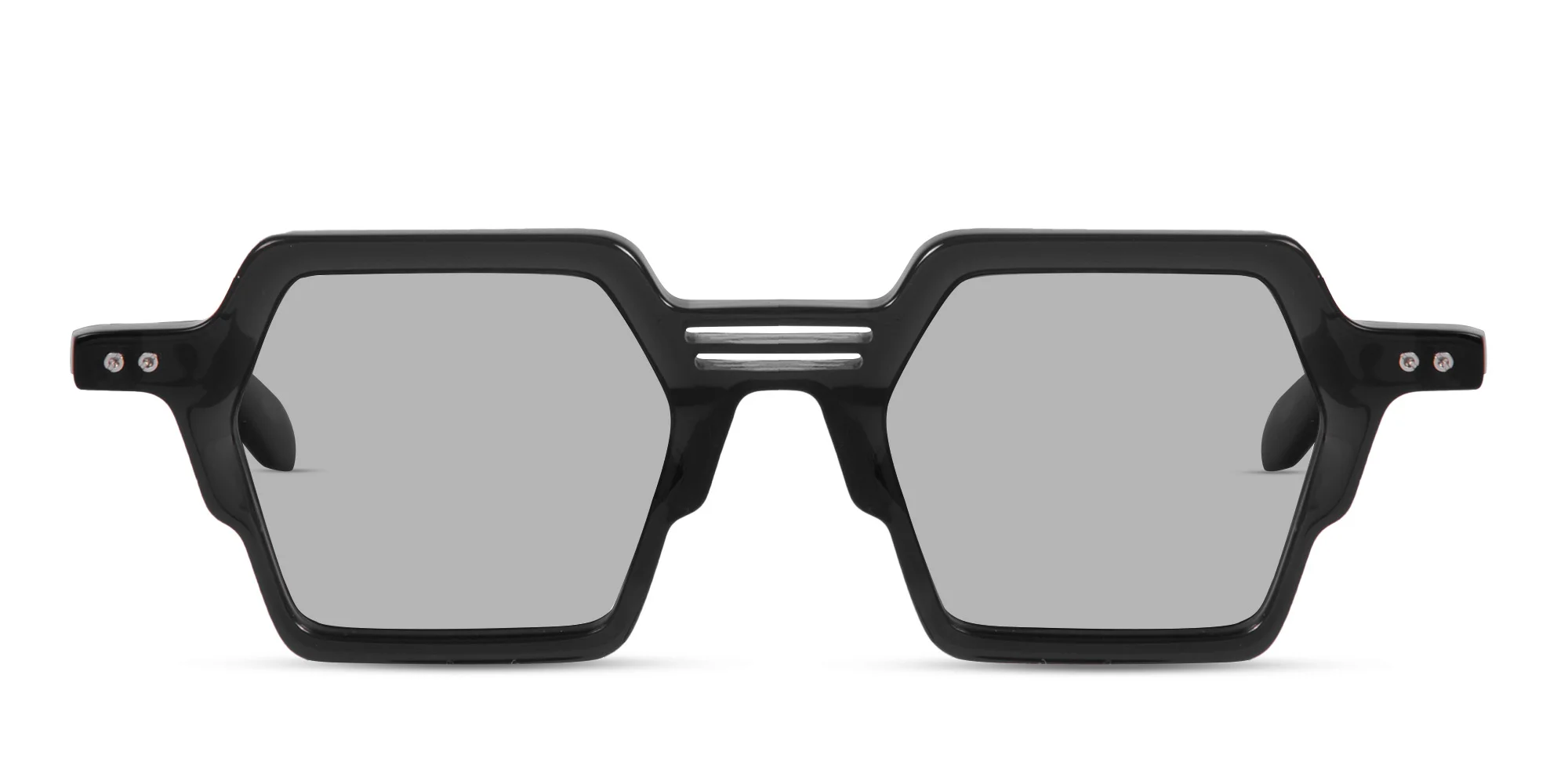 Hexagonal Black Sunglasses-1 Hexagonal Black Sunglasses-1