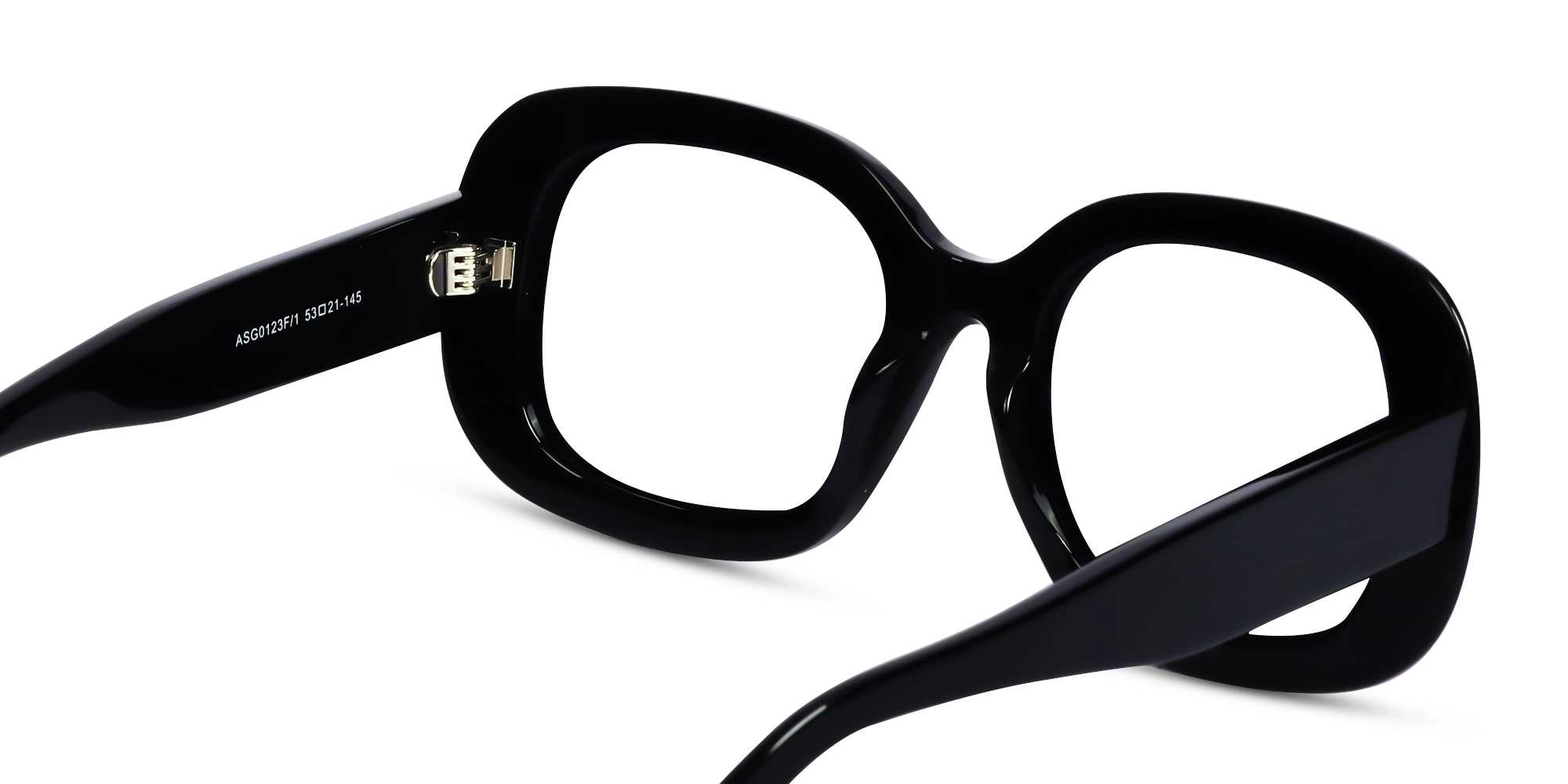 Black Oversized Square Glasses